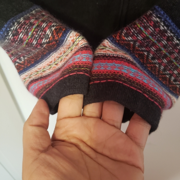 Vintage Liz Claiborne women's zip up cardigan sweater size L - Picture 4 of 5